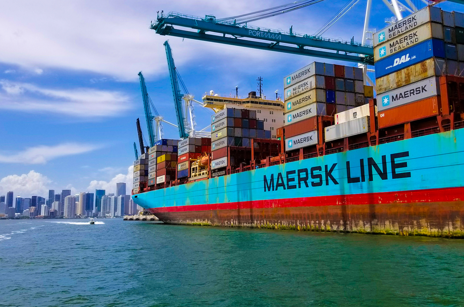 Maersk船在迈阿密