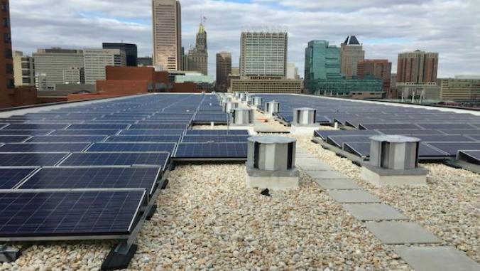 Sol's 196-kilowatt solar installation at Christ Church apartments, a low-to-moderate income senior living facility