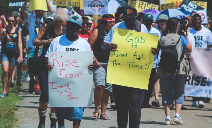 Environmental demonstration in St. James Parish, Louisiana