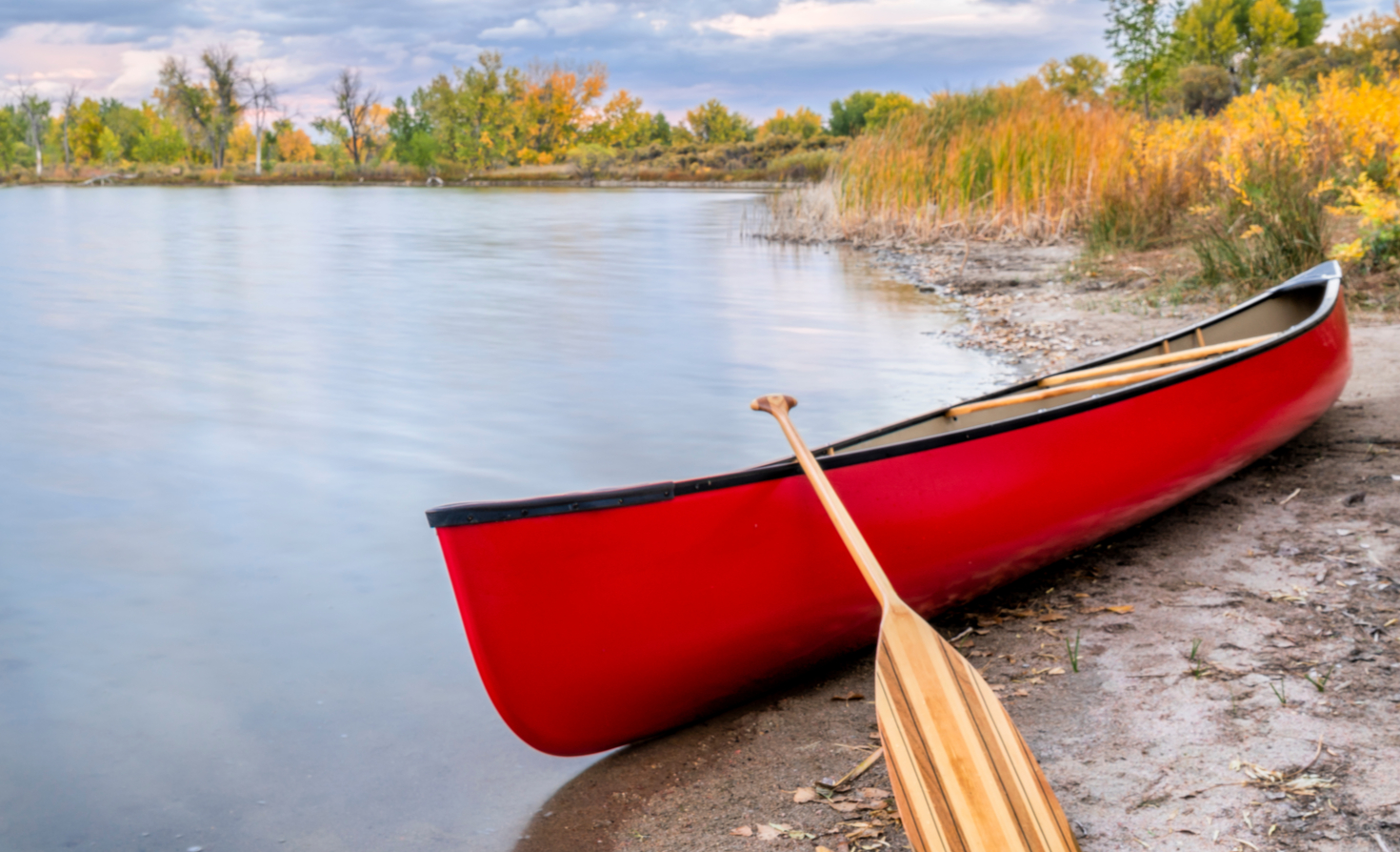 Canoe on Minnesota's boundary waters.