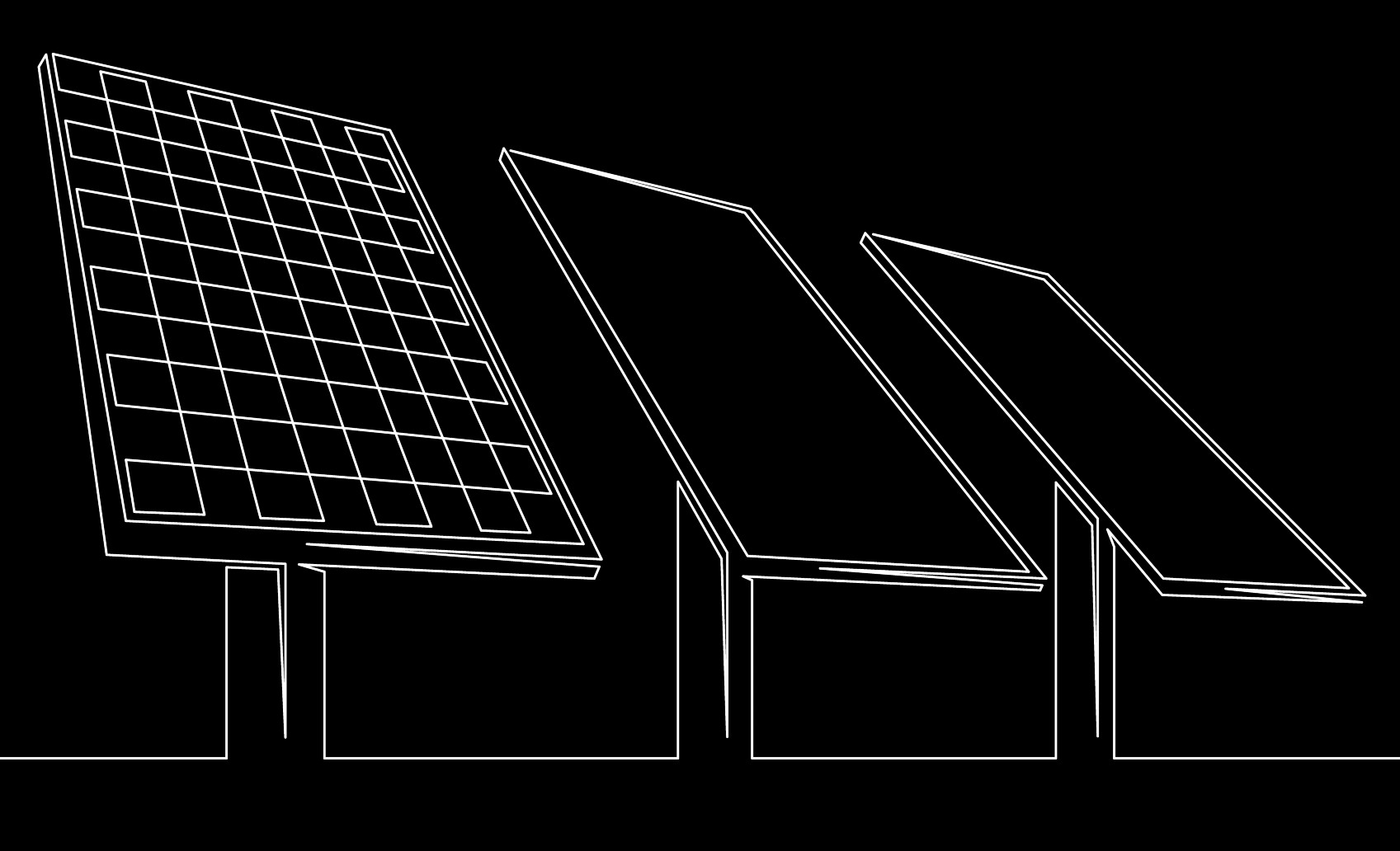 太阳能电池板插图。